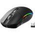 Redragon M719 Pro Wireless Optical Gaming Mouse, 8 Programmable Buttons, RGB Backlit, 10,000 DPI, Ergonomic PC Computer Gaming Mice with Fire Button - Black